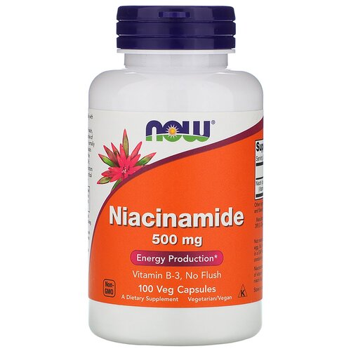   NOW Niacinamide, 100 , 500 , 100 .   -     , -  