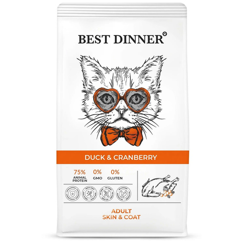      Best Dinner   Adult Cat Duck & Cranberry 10    -     , -,   