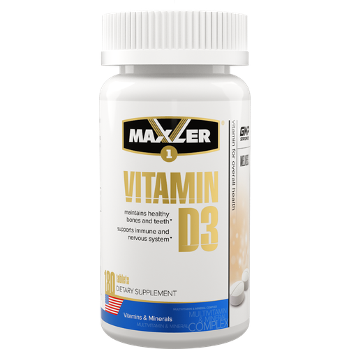���� Maxler Vitamin D3 ���., 140 �, 180 ��., ������ ������
