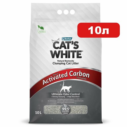 ���� Cat's White Activated Carbon ����������� ����������� � �������������� ����� ��� ��������� ������� (10�), ������ ������