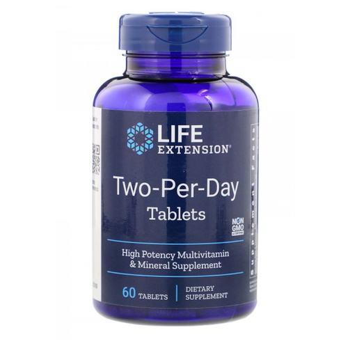  Two Per Day Multivitamin     Life Extension 60    -     , -  