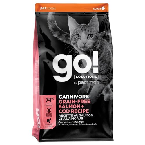  GO!         (GO! CARNIVORE GF Salmon + Cod Recipe for Cats) 1,36   3 .   -     , -,   