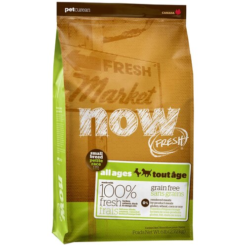  NOW FRESH        ,    (Fresh Small Breed Adult Recipe Grain Free) 2,72   4 .