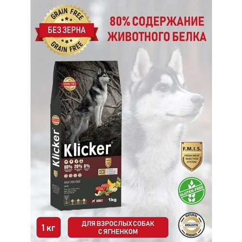       KLICKER Adult Dog Lamb   1    -     , -,   