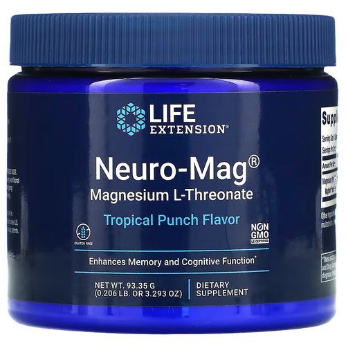   Life Extension Neuro-Mag Magnesium L-Threonate, 93.4    -     , -  