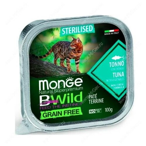   Monge Cat Bwild Grain Free     () - 100    -     , -,   