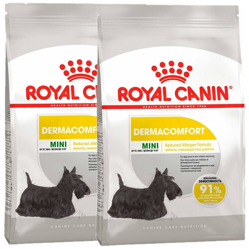  ROYAL CANIN MINI DERMACOMFORT        (3 + 3 )   -     , -  