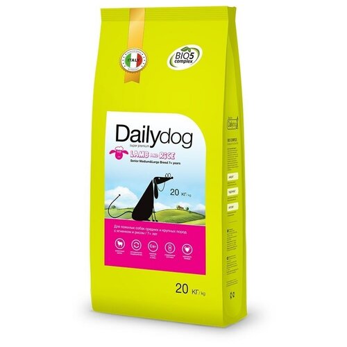  Dailydog Senior Medium Large Breed Lamb and Rice            - 12    -     , -,   