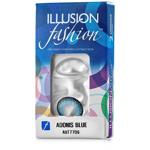    ILLUSION Fashion Adonis, 2 ., R 8,6, D -2,5, blue   -     , -  