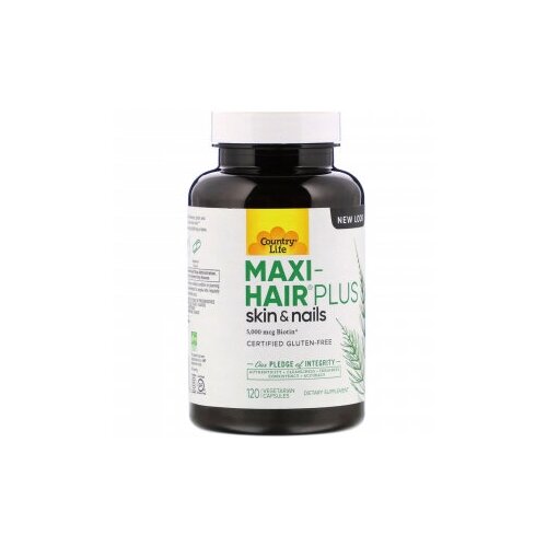 ���� Maxi Hair Plus 5,000 mcg Biotin 120 �������������� ������, ������ ������