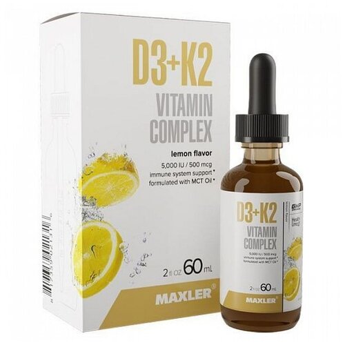  MAXLER D3+K2 Vitamin Complex ., 60 , 120 ,    -     , -  