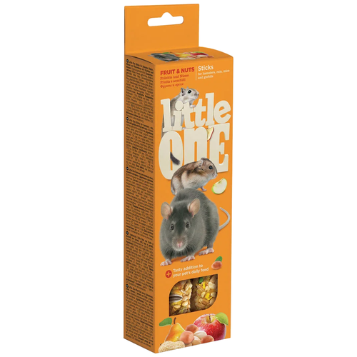 ���� ��������� ��� ��������, �������, �������� Little One Sticks Fruit & Nuts, 120 �, 2 ��. � ��., ������ ������