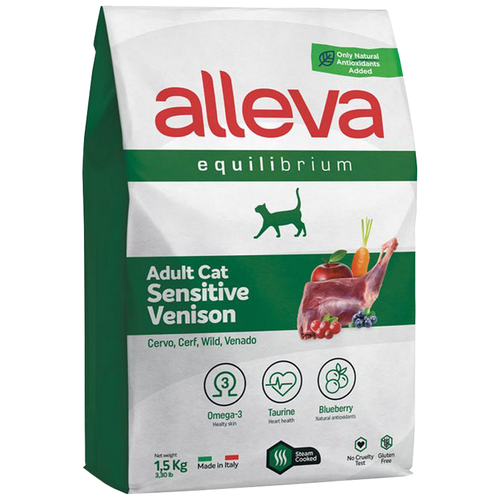  ALLEVA EQUILIBRIUM CAT   Adult Sensitive Venison /    0,4  1042 ,   -     , -,   