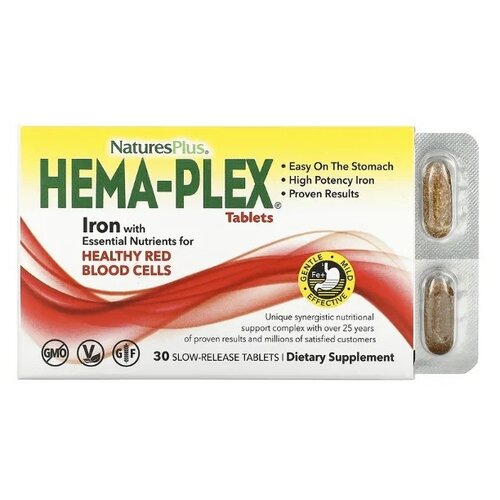  Nature's Plus Hema-Plex Slow-Release .   -     , -  