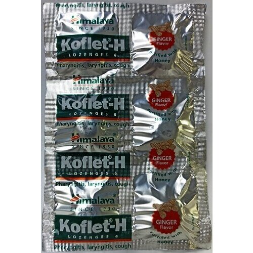     (  ) Koflet-H Lozenges Ginger Himalaya 6 .   -     , -  