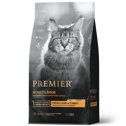      Premier Cat Adult Large Fresh Lamb&Turkey (    ) 400    -     , -  