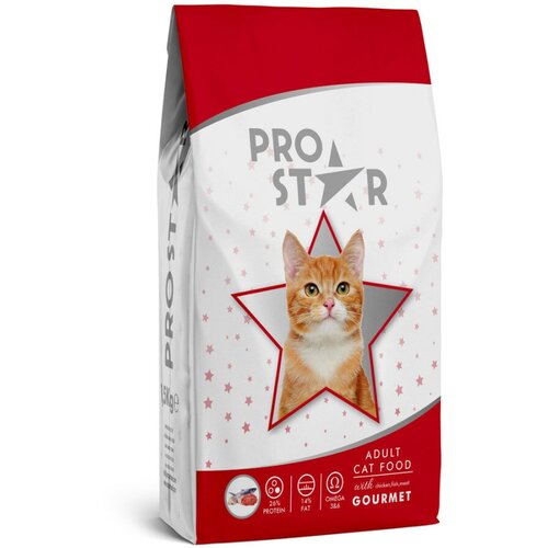       PROSTAR Adult Cat Food Gourmet (, , ) 1,2    -     , -,   