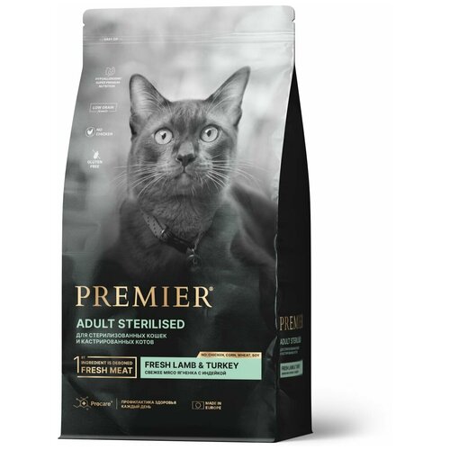      PREMIER Cat Lamb&Turkey STERILISED (        ) 400 .   -     , -,   