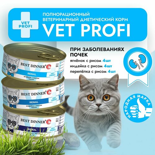    Best Dinner VET PROFI Renal        (12  100)   -     , -  