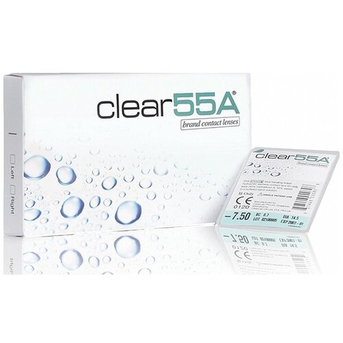    Clearlab Clear 55A, 6 ., R 8,7, D +1, , 1 .   -     , -  