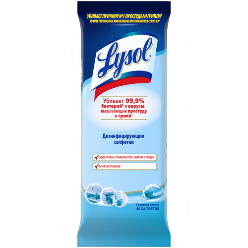 ���� Lysol ��������������� �������� �������� ������, 80 ��, ������ ������