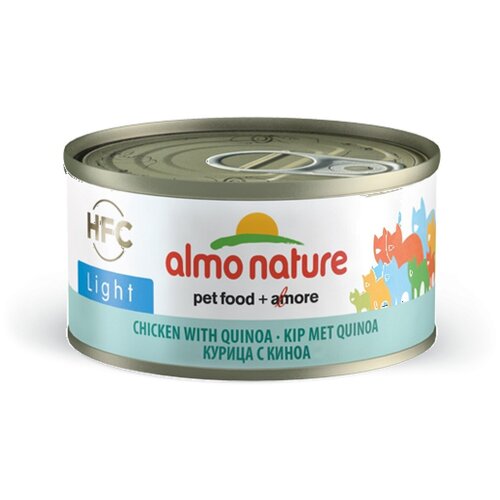  Almo Nature         (HFC ALMO NATURE LIGHT CATS CHICKEN AND QUINOA) 0,07   12 .   -     , -,   