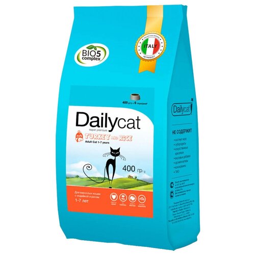    Dailycat Adult Turkey & Rice        - 400 