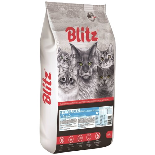  BLITZ STERILISED CATS CHICKEN     ,  10 .   -     , -,   