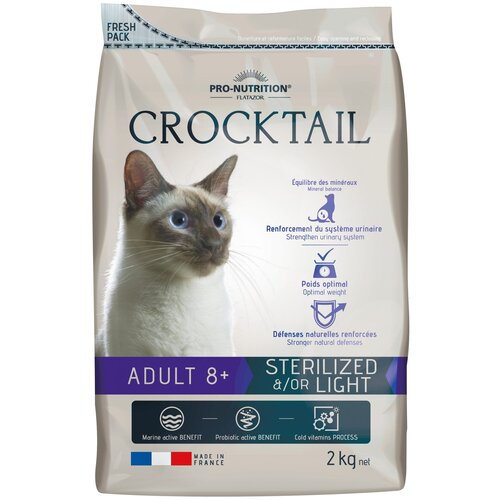      Pro-Nutrition Flatazor Crocktail Adult 8+ Sterilized or Light (10)   -     , -,   