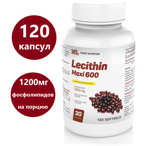 ���� ������ ������� XL Lecithin Maxi, 120 ������, ����������� �������������, ������ ������