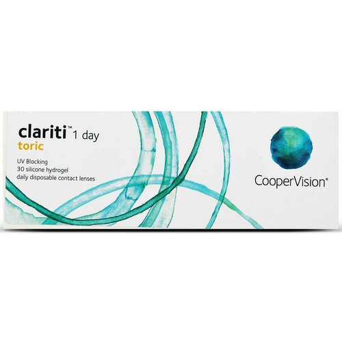    CooperVision Clariti 1 day toric., 30 ., R 8,6, D -6,CYL:-1,75,A:130, , 1 .,  