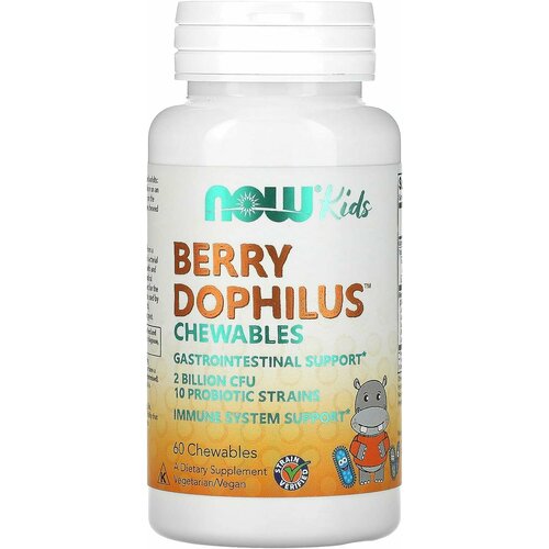  NOW Berry Dophilus Kids 60 chewables /     60     -     , -  