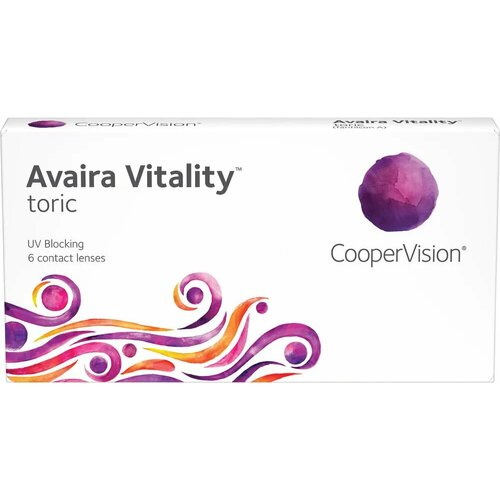    CooperVision Avaira Vitality toric., R 8,5, D -9,5,CYL:-0,75,A:80, , 1 .,  