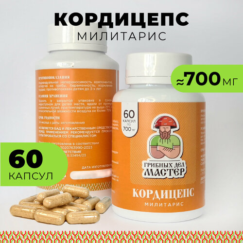    (Cordyceps militaris), 60  700 ,      -     , -  