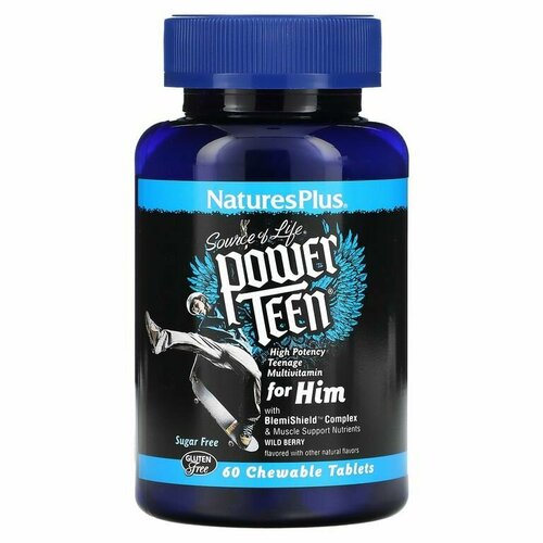    ,  , Natures Plus Power Teen for Him 60    -     , -  