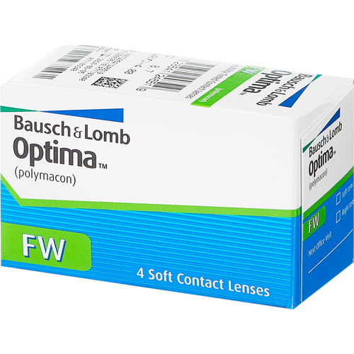 ���� ���������� ����� Bausch & Lomb Optima FW, 4 ��., R 8,7, D -5,25, ������ ������