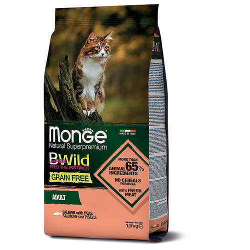  Monge Cat BWild GRAIN FREE          1,5    -     , -,   