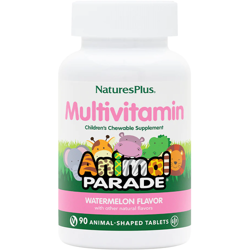  NaturesPlus Source of Life Animal Parade Children's Chewable Multi-Vitamin & Mineral Supplement  90       -     , -  