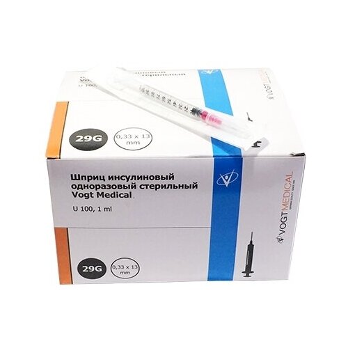    VOGT MEDICAL U-100 , 13  x 0.33 , : 29G, 1 , 100 .   -     , -  