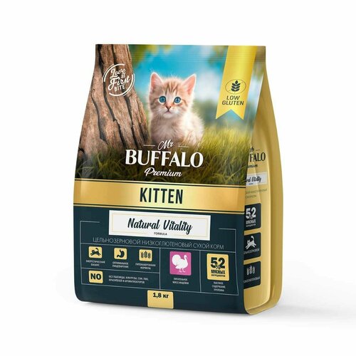      Mr.Buffalo Kitten Natural Vitality  , 1,8    -     , -  