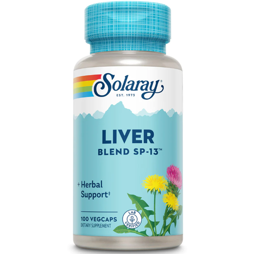  Solaray Liver Blend SP-13 (milk Thistle Dandelion with Cell Salt Nutrients) 100   (Solaray)   -     , -  