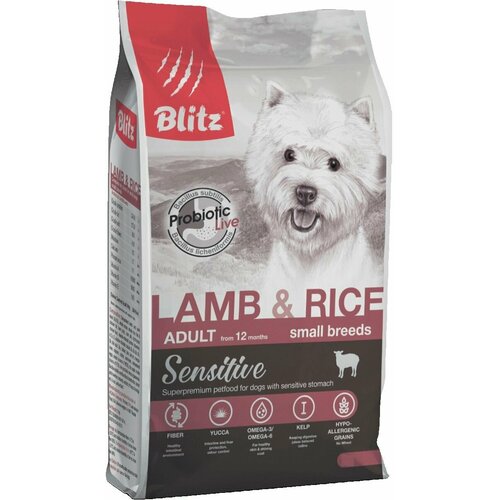  BLITZ ADULT DOG SMALL BREED Lamb&Rice     ,   , 0,5 .