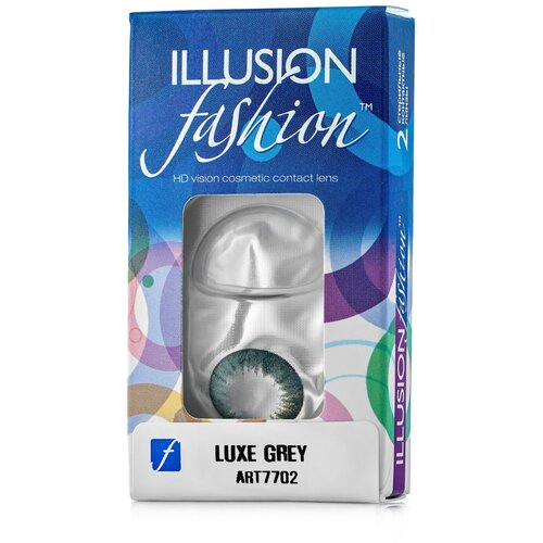    ILLUSION Fashion Luxe, 2 ., R 8,6, D -0,5, grey   -     , -  