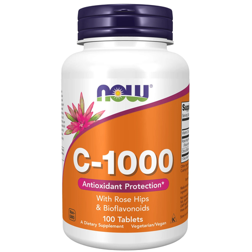   NOW C-1000 with Rose Hips & Bioflavonoids, 100 .   -     , -  