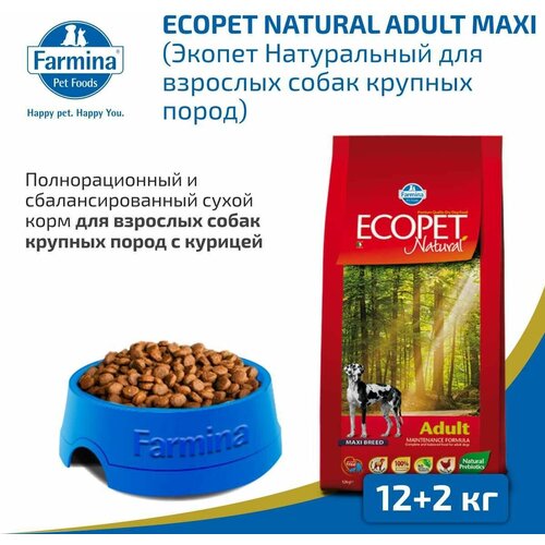  Ecopet Natural Adult Maxi (        ), 14    -     , -,   