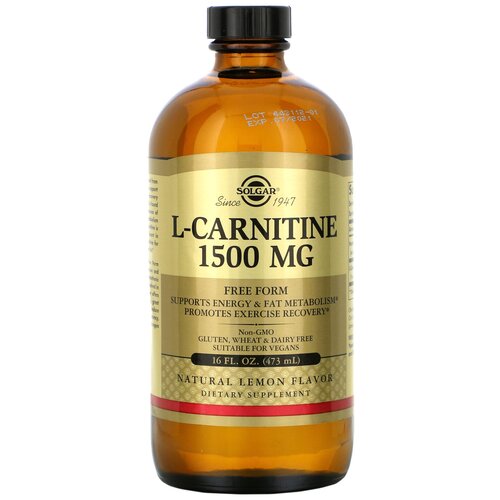 ���� Solgar L-Carnitine ��., 1500 ��, 473 ��, �����, ������ ������