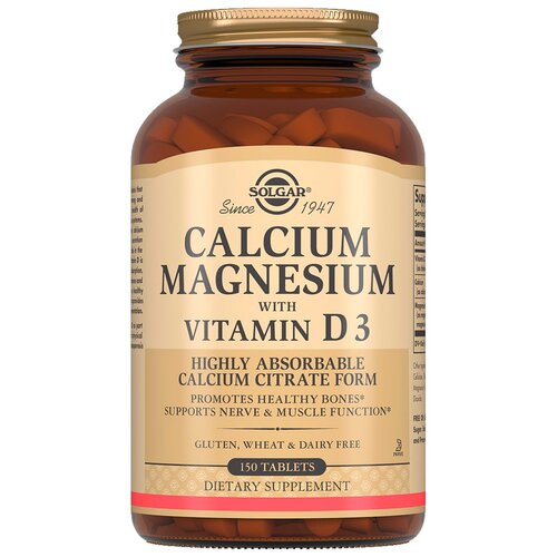 ���� Solgar Calcium Magnesium with Vitamin D3 ���., 200 �, 150 ��., ������ ������