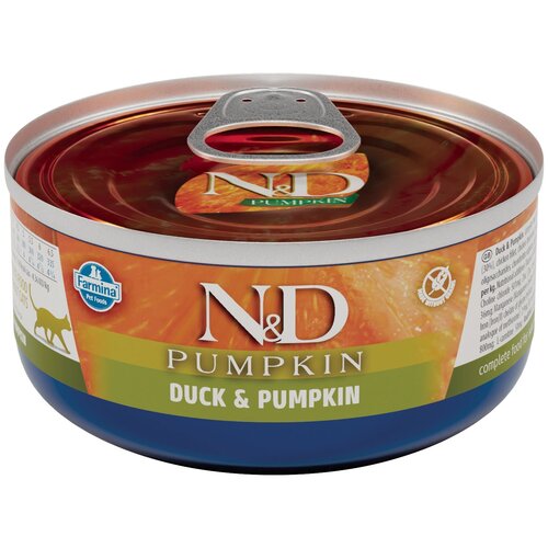  FARMINA N&D CAT Pumpkin  /    80    -     , -,   