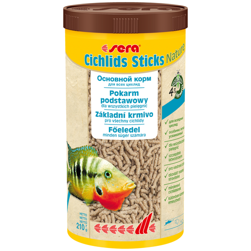    Sera Cichlids Sticks Nature, 1 , 210    -     , -  