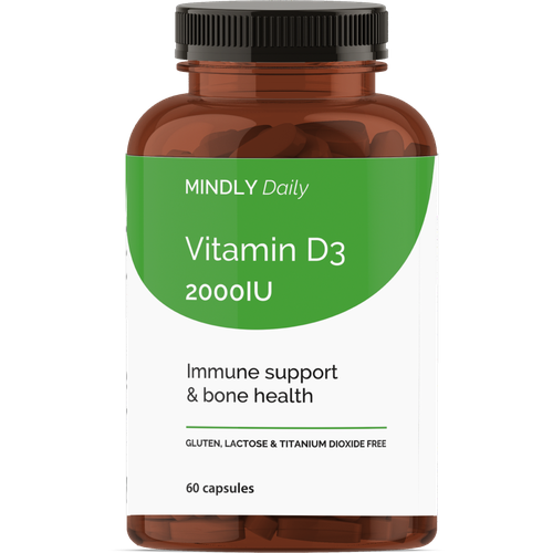  MINDLY Daily  D3 2000 /Vitamin D3 2000IU     720  60    -     , -  